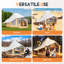 Tente campagnarde 4 saisons en toile Bell Yurt-120432062