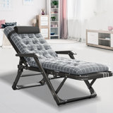 Lakeishia Ice Touch Fabric Folding Chair Breathable Zero Gravity Chair, Adjustable Backrest Max 170