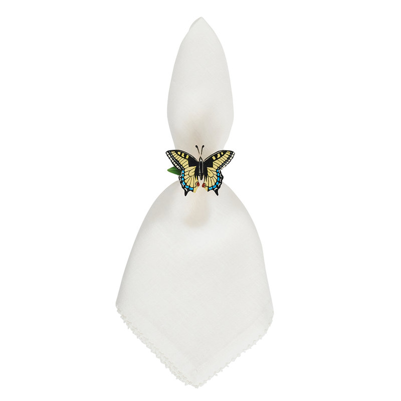 Meadow Walk Butterfly Napkin Ring Assorted - Multi