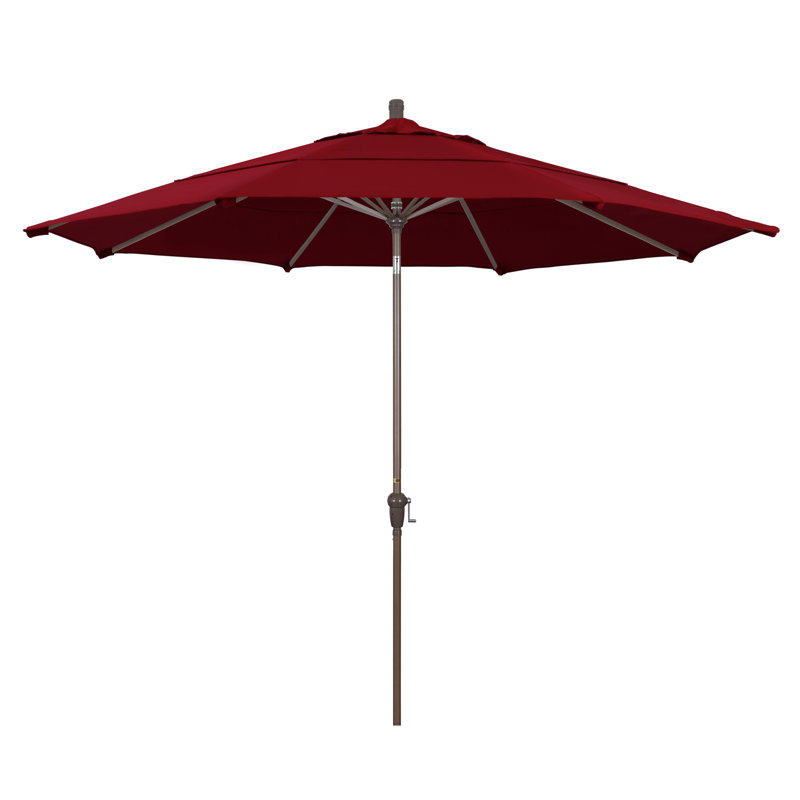 Parasol de marché 11 pi Austan, Rouge - oléfine