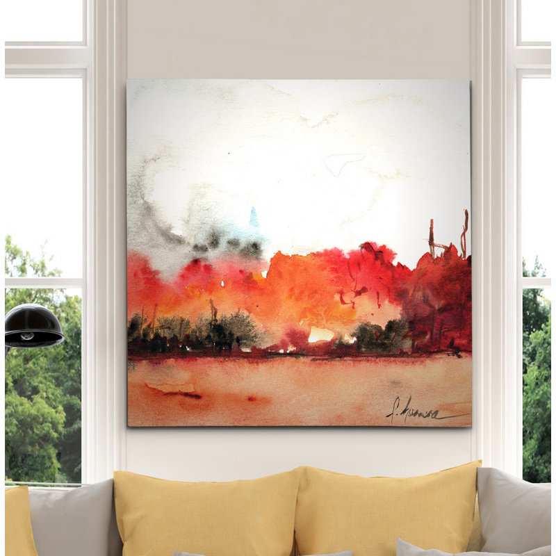 « acuarela ii », peinture, H 16 po x l 16 po x P 1,5 po, Toile tendue, Sans blanc