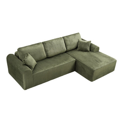 109" Cloud Modular Sectional Sofa, L-Shaped Chaise Couch with Deep Seat, Modern Upholstered Sofa for Living Room & Bedroom