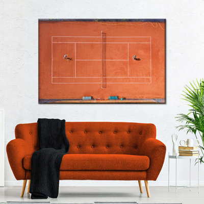 «Wuppertal Tennis Court», reproduction sur toile