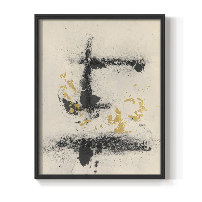 Charcoal Remnants II, reproduction encadrée - bois massif, Noir, H 20 po x l 16 po