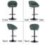 Merlene Upholstered Counter Stool with Metal Frame-71205835