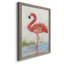 Flamant II - peinture sur toile encadrée-1011572907-1011572910