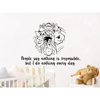 Décalcomanie murale winnie classic the pooh