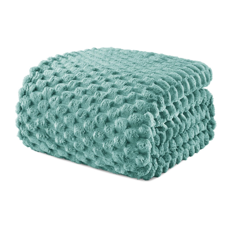 Radom Throw Blanket, Teal
