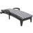 Outdoor Polyethylene (PE) Wicker Chaise Lounge, Patio Single Chaise With Cushions For Backyard/Poolside/Garden-1032773027