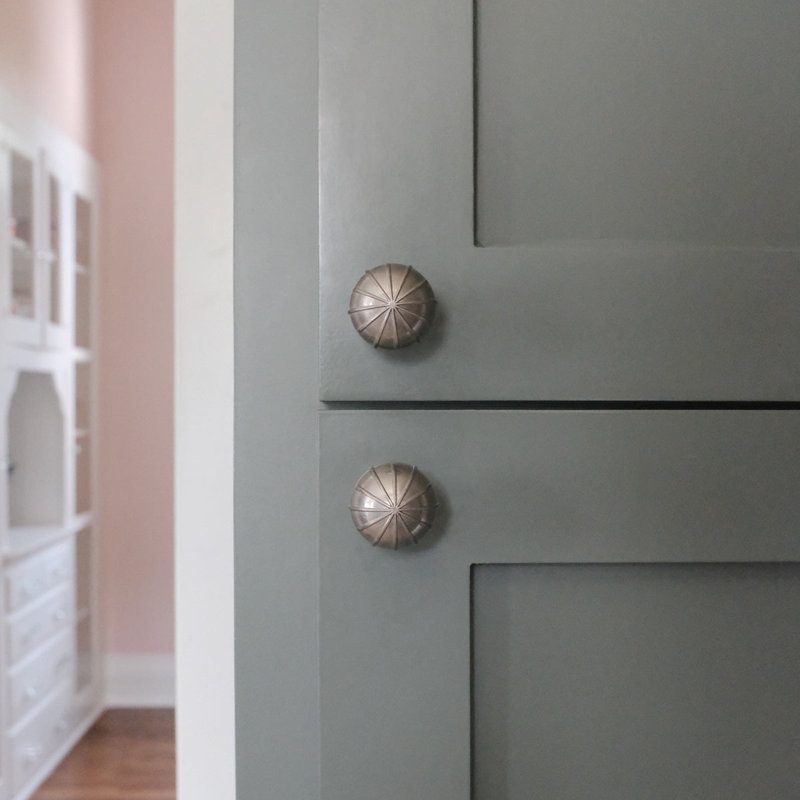 Sunburst Round Knob, Satin Nickel