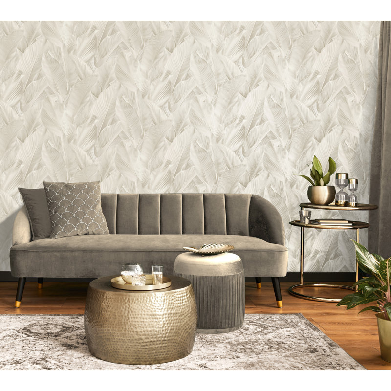 Gianni 10m x 53cm Wallpaper Roll, Beige