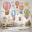 Ballons à air chaud fond d'écran mignon animaux chambre d'enfant amovible décoration murale-1961448837-1961448835
