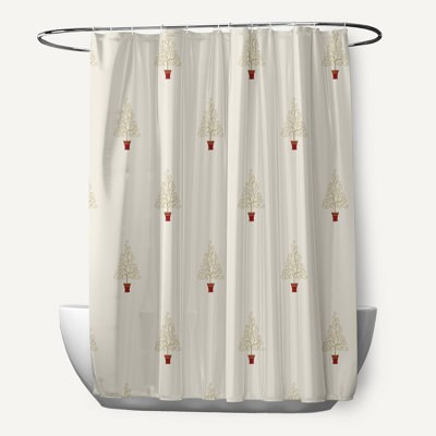 Rideau de douche simple filigree forest