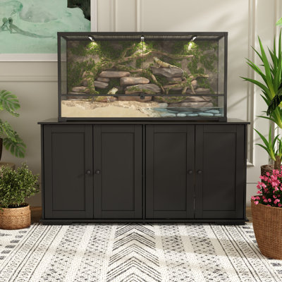 47.2'' x 19.7'' x 23.6'' Wood Reptile Stand