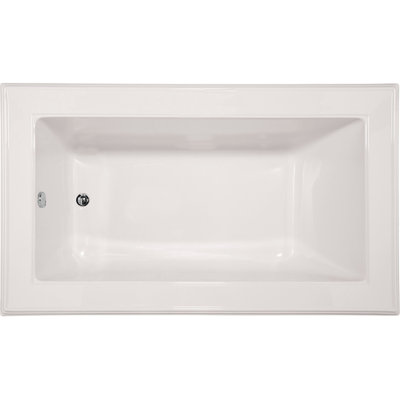 Angel 72'' x 42'' Soaking Acrylic Bathtub