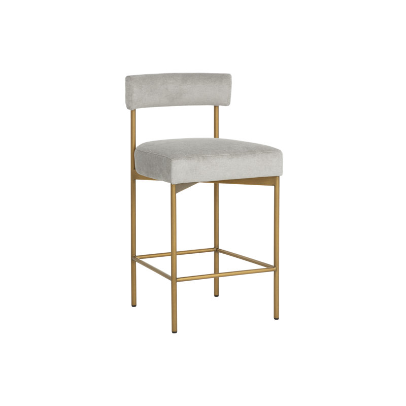 Seneca Upholstered Stool with Metal Frame