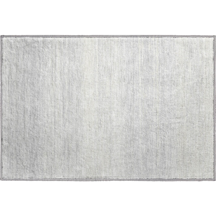 Premium Machine Washable Prisco Silver Rug