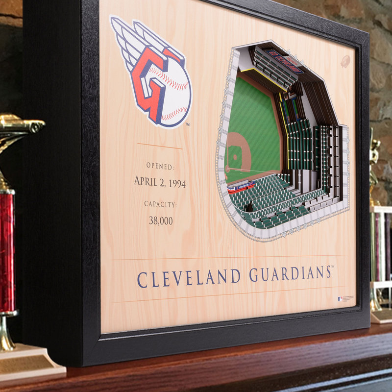 MLB 25-Layer StadiumViews 3D Wall Art, Cleveland Guardians