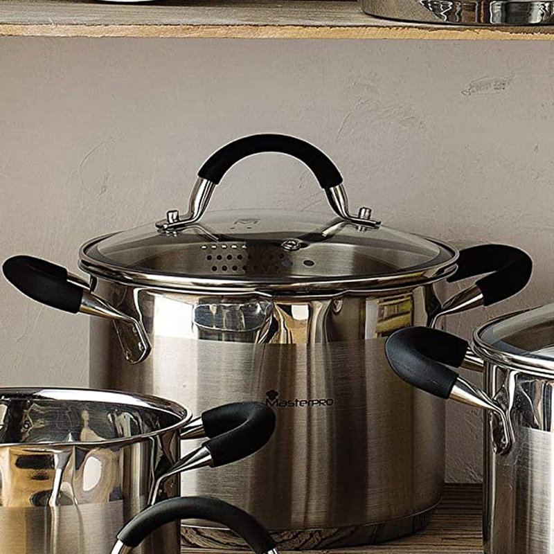 Masterpro 9.8L Stainless Steel Stock Pot