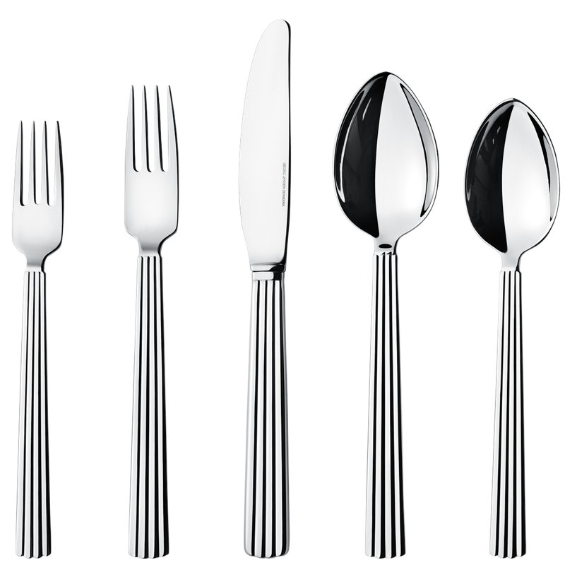 Bernadotte 5 Piece Flatware Set, Service for 1