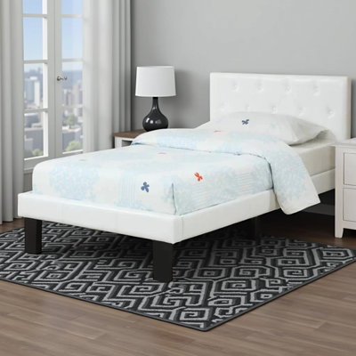 Jauquan Awaiz Tufted Headboard Panel Bed