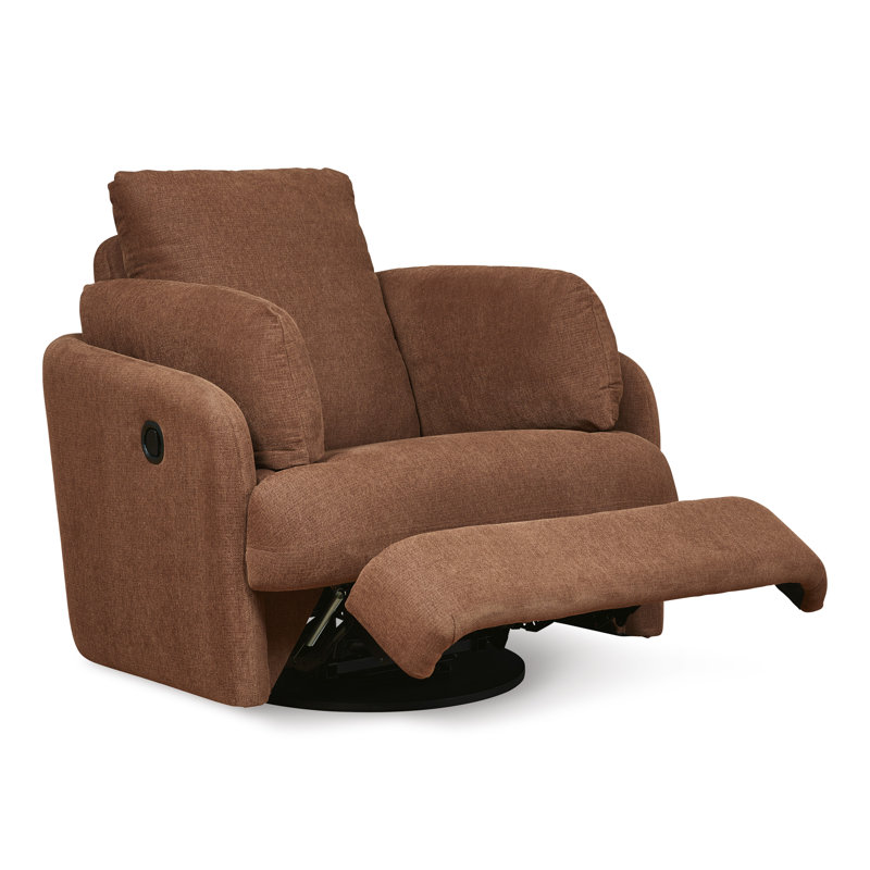 Canapé modulaire 3 pièces, causeuse modulaire 2 pièces et fauteuil inclinable pivotant Modmax, Orange