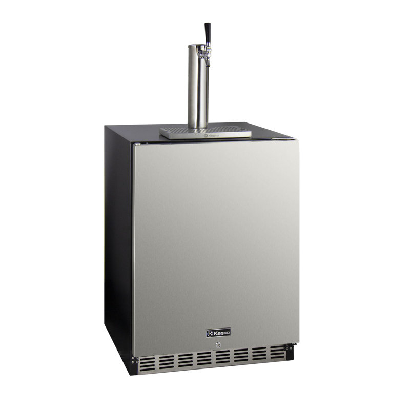 4.87 cu. ft. Single Tap Left Hinge ADA Compliant Kegerator with Kit, Right
