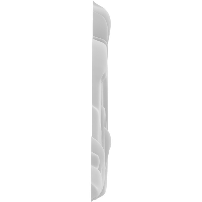 Rosette trenton, H 2 po x l 2 po x P 0,38 po, Gauche