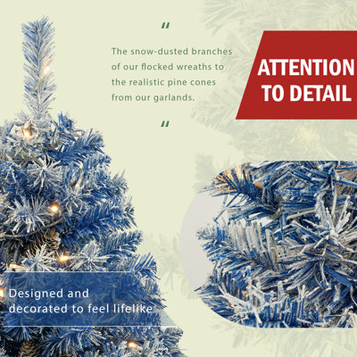 Arbre de Noël pin 3 'éclairé