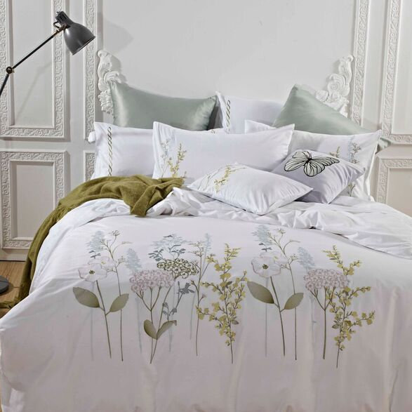 French Country Floral Duvet Cover, King