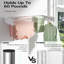 80cm Adjustable Wall Mounted Clothes Rack