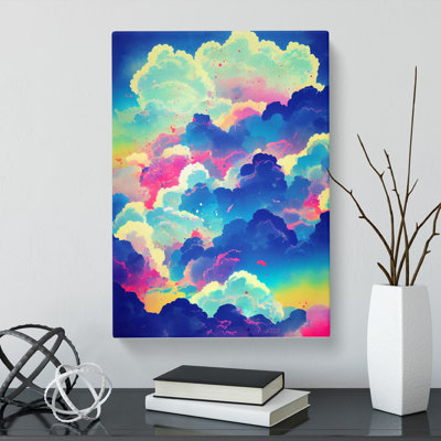 Cloudy Sky Splatter Vol.1 - Wrapped Canvas