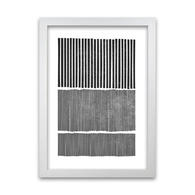 Mid Century Modern Lines Original - Print