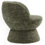 Chaise pivotante rembourrée en tissu Vesta Chenille-101177905