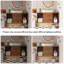 Meuble-lavabo mural moderne