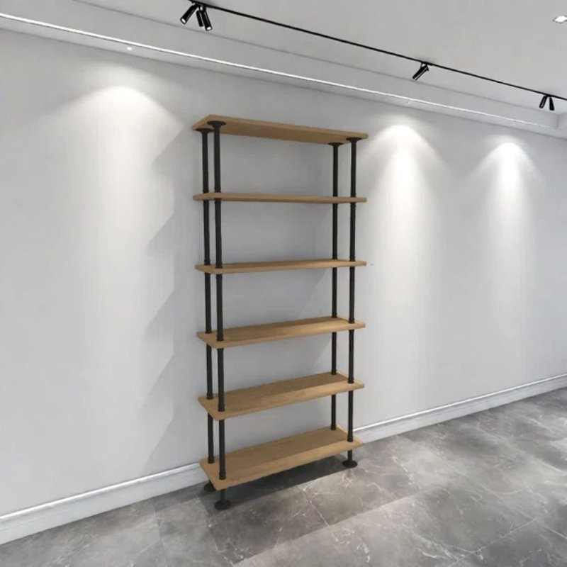 Simple and high-quality bookcase, (6 Shelves) 67.7"H x 39.3"W x 11.8"D