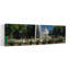 Fontaine dans un jardin devant un capitole, Sacramento, Californie, États-Unis, rose, architecture abstraite, fleur, art mural-271994589