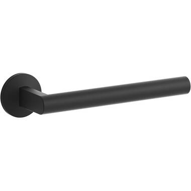 KOHLER Avid Matte Black Double-Hook Wall Mount Towel Hook in the