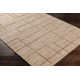 Rectangle Yuna Abstract Handmade Flatweave Jute Area Rug in Brown