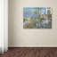 Art mural sur toile tendue - "Mur At Bordviera" de Monet pour décor de salon, de chambre à coucher ou de bureau - 35 x 47-935780831