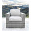 Élégant 2 sièges - Chaises et table basse avec et coussins d'extérieur de style groupe lavable à la machine
