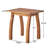 Outdoor Table For Pool Area, Made Of Wood, Slatted, 18.82" H X 15" W 19" D Deck Table, ,-1186769215