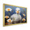 «Blue Duck», art mural canard bleu et blanc