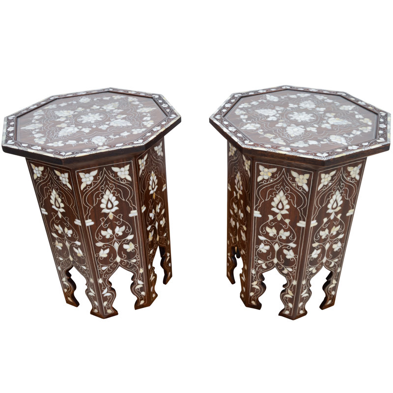 Syrian Glass End Table