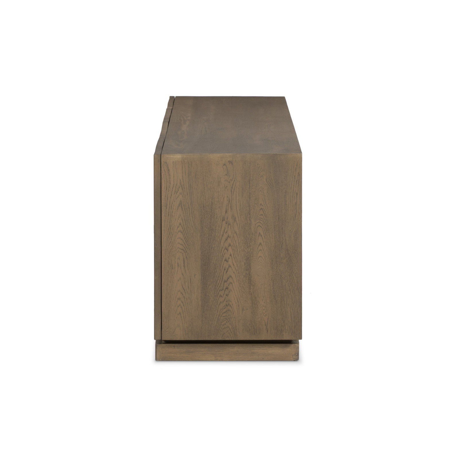Cleve 72" Media Console, Light Wash Oak
