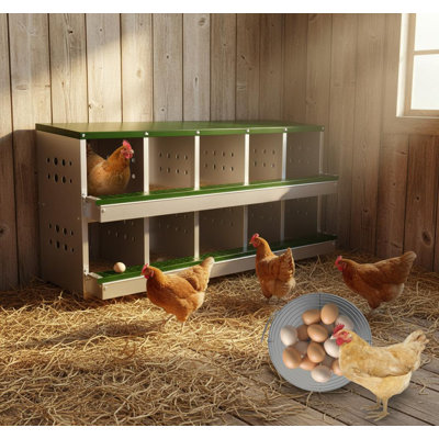 Boîtes gigognes à poulet, avec 10 compartiments
