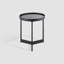 Akay Glass Top End Table-70211112-70211113