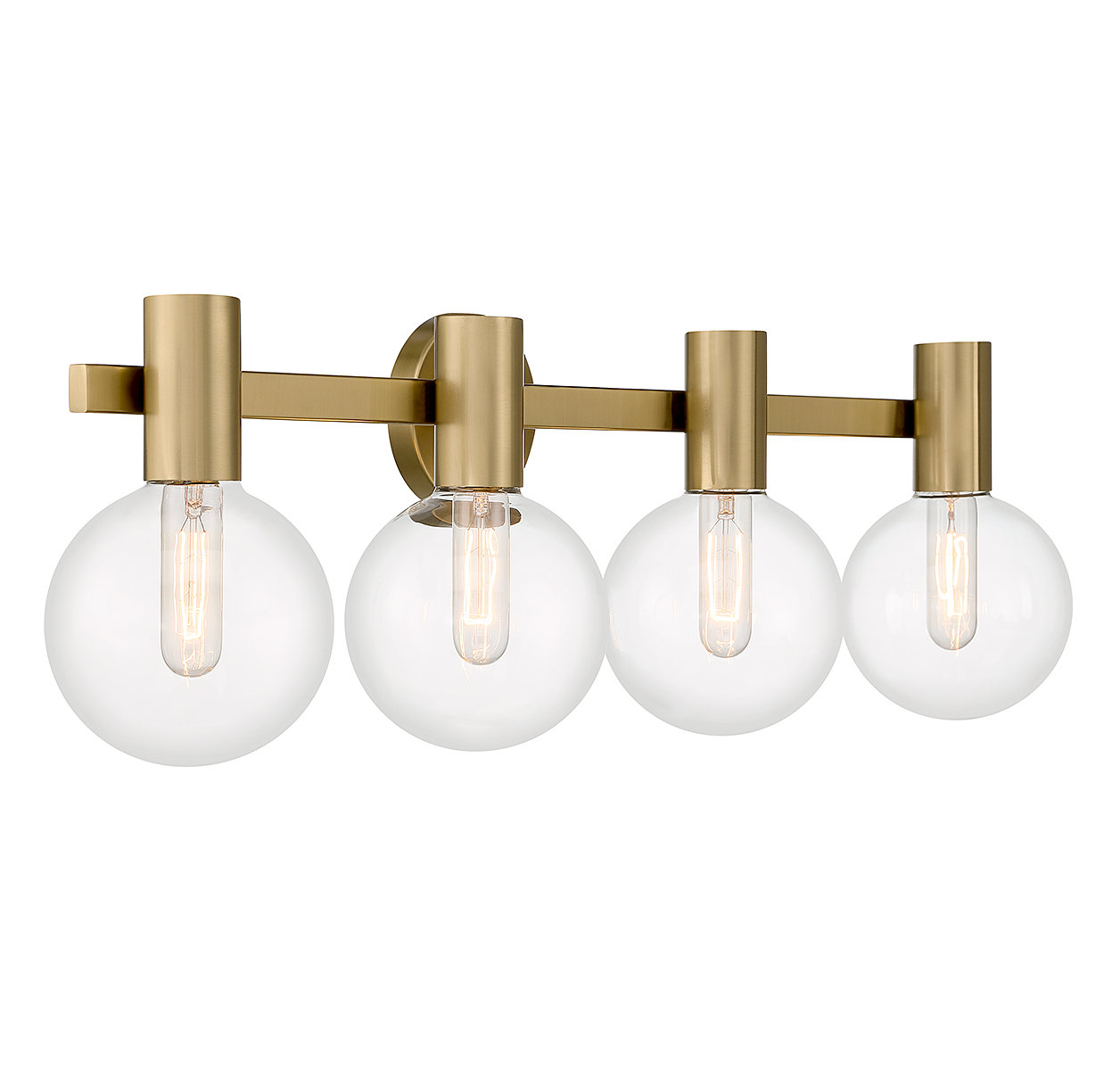 Ryenne 4 - Light Vanity Light, Gold, 10" H x 34" W x 34" D, 4 Lights
