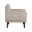 Chaise d'appoint rembourrée et capitonnée-1099036713