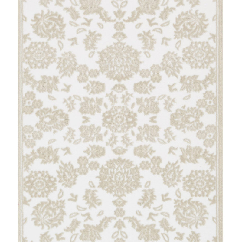 Tapis blanc / beige Danazia, Tapis de couloir 3 pi x 9 pi 10 po